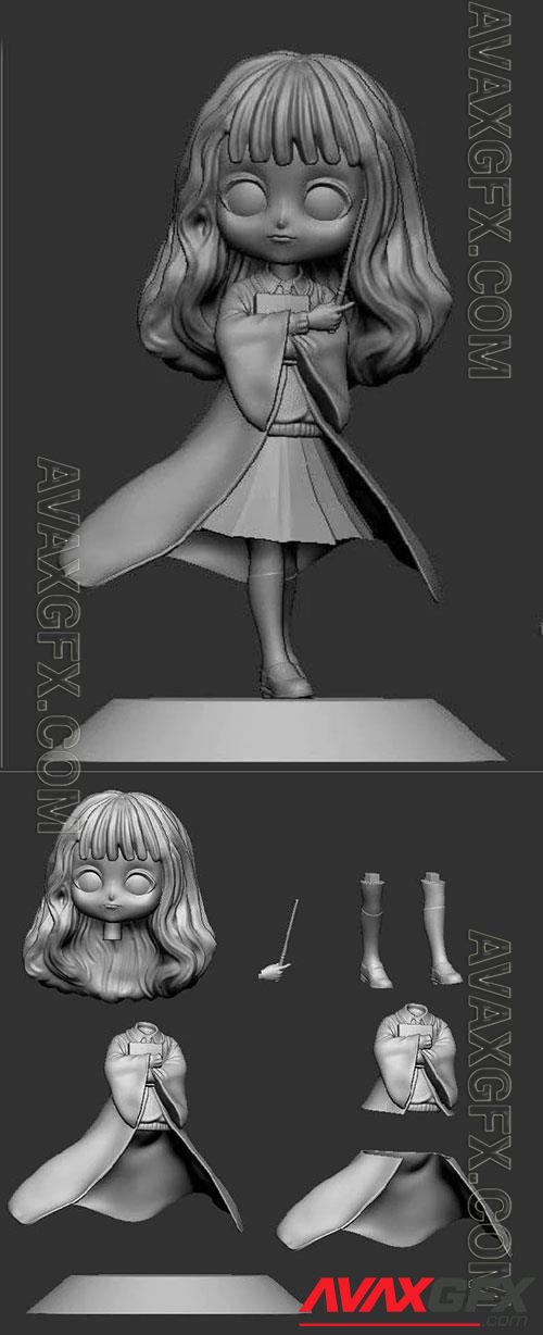 Hermione Granger Chibi 3D Print