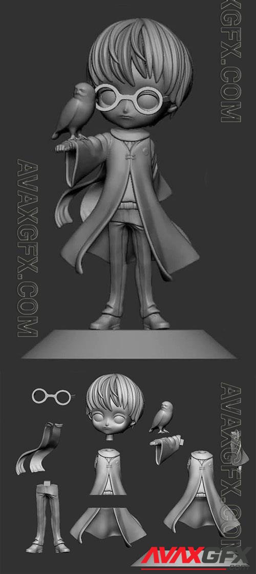 Harry Potter Chibi 3D Print