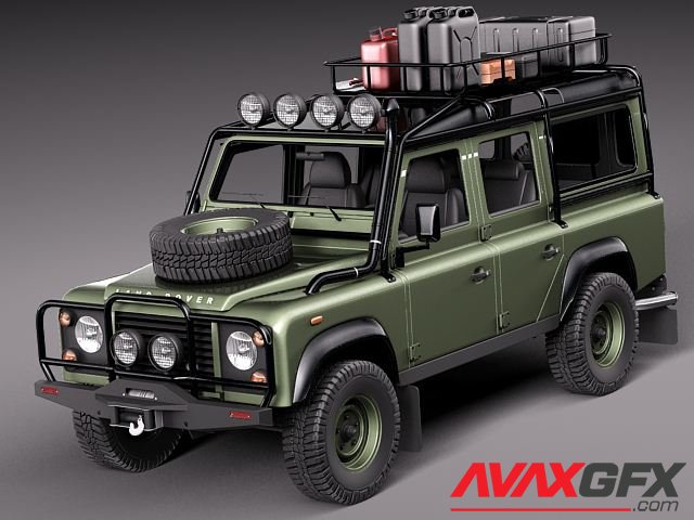 Land Rover Defender Expedition 3D