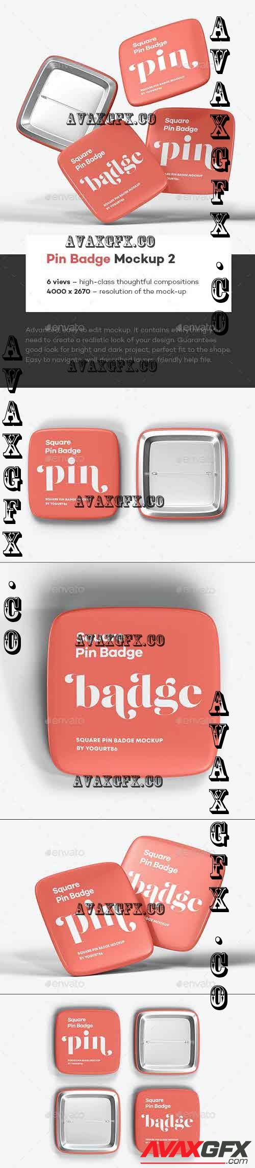 Pin Badge Mock-up 2 - 39082887