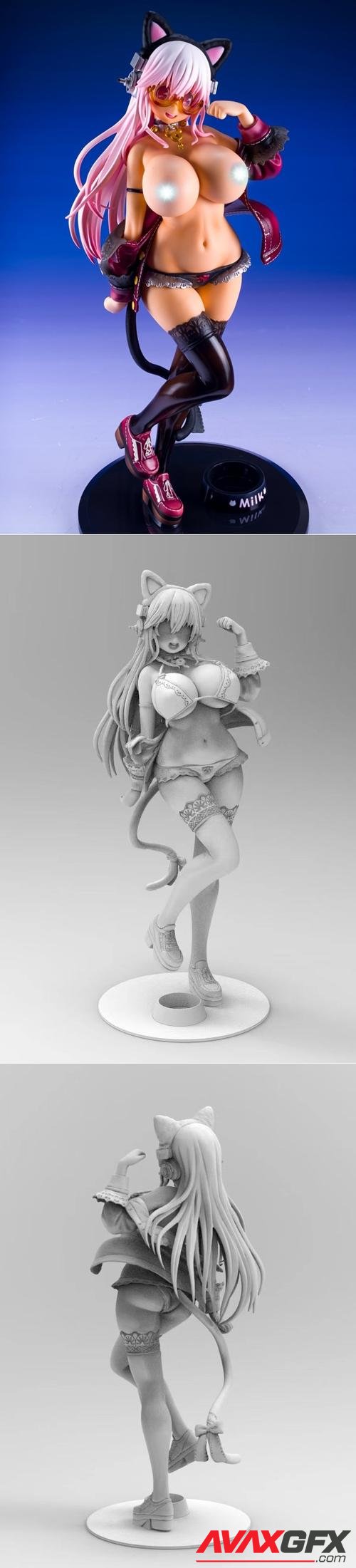 Super Sonico – 3D Print