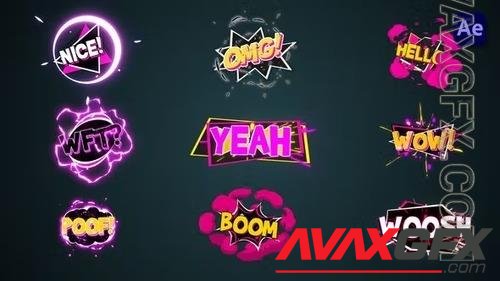 Comic Explosion titles #4 [After Effects] 39228143