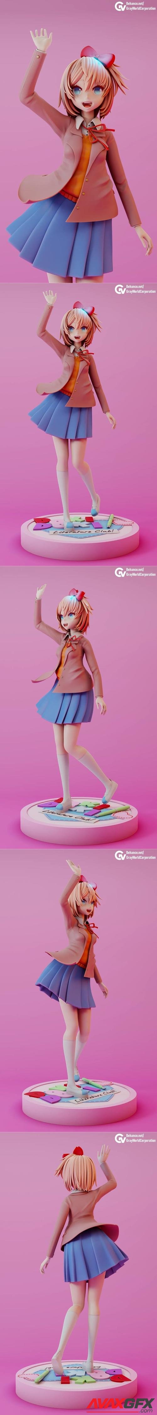 Sayori - Doki Doki Literature Club – 3D Print