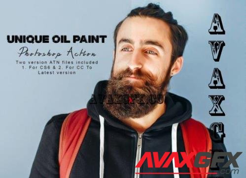 Unique Oil Paint Photoshop Action - 7554977