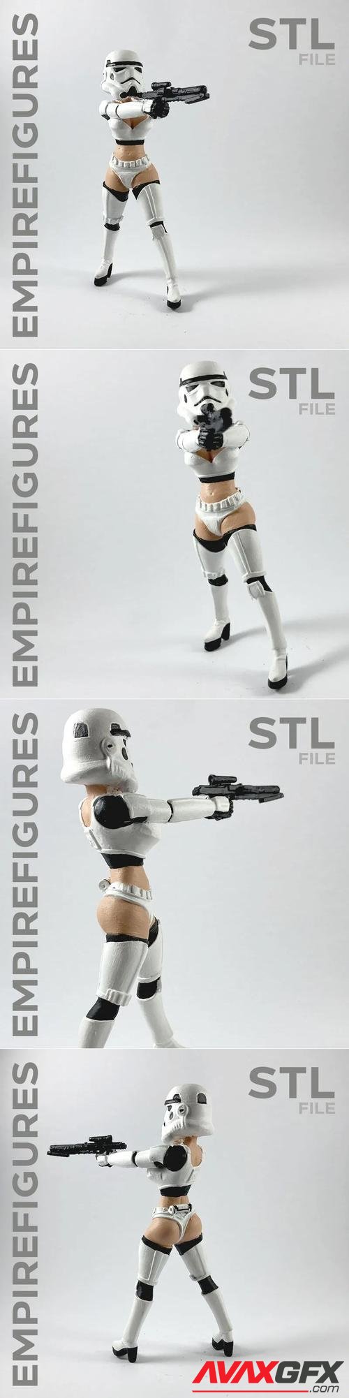 Sexy Stormtrooper - Empire Figures – 3D Print