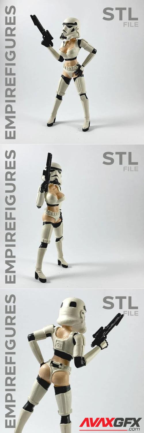 Sexy Stormtrooper B - Empire Figures – 3D Print