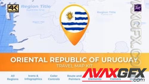 Uruguay Map - Oriental Republic of Uruguay Travel Map 39229910