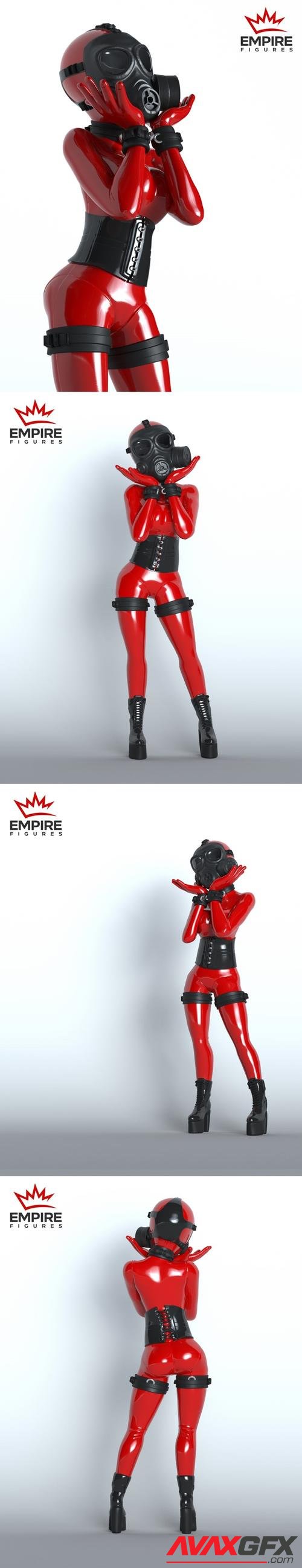 Gasmask Girl - Empire Figures – 3D Print