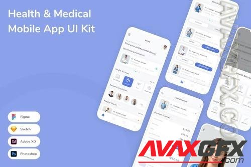 Health & Medical Mobile App UI Kit BTRUGD9