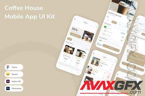 Coffee House Mobile App UI Kit NYJBC3L
