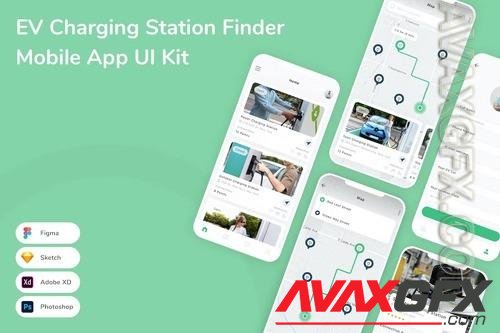 EV Charging Station Finder Mobile App UI Kit LLKVWT9