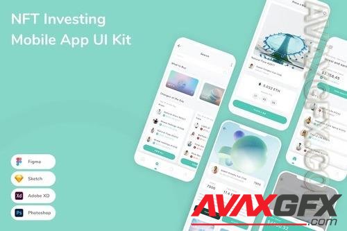 NFT Investing Mobile App UI Kit PLW4PN2