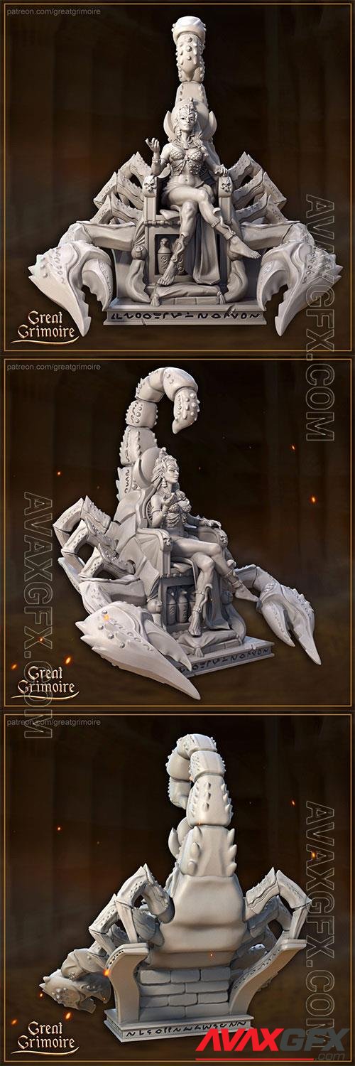 Selket Goddess of the Dead 3D Print