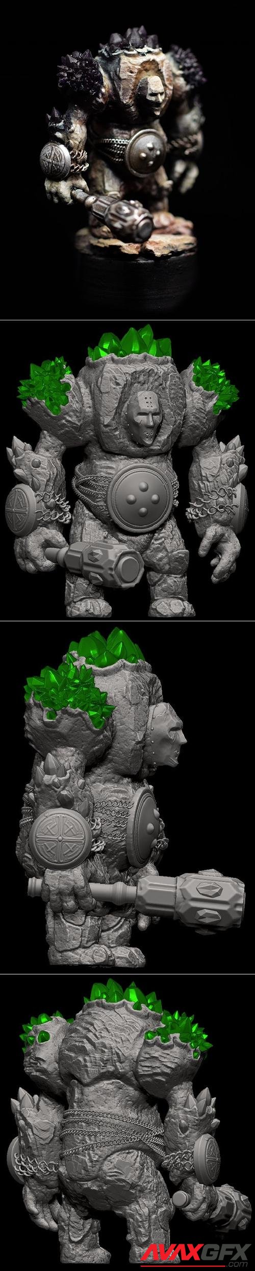 Mark Golem Cave – 3D Print