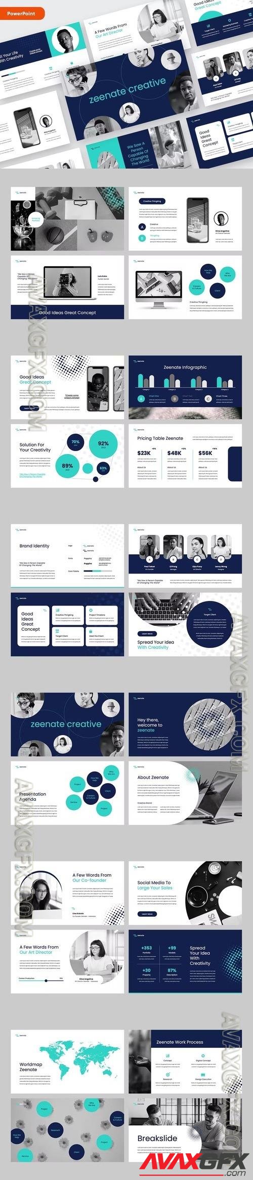 ZEENATE - Creative Powerpoint Template