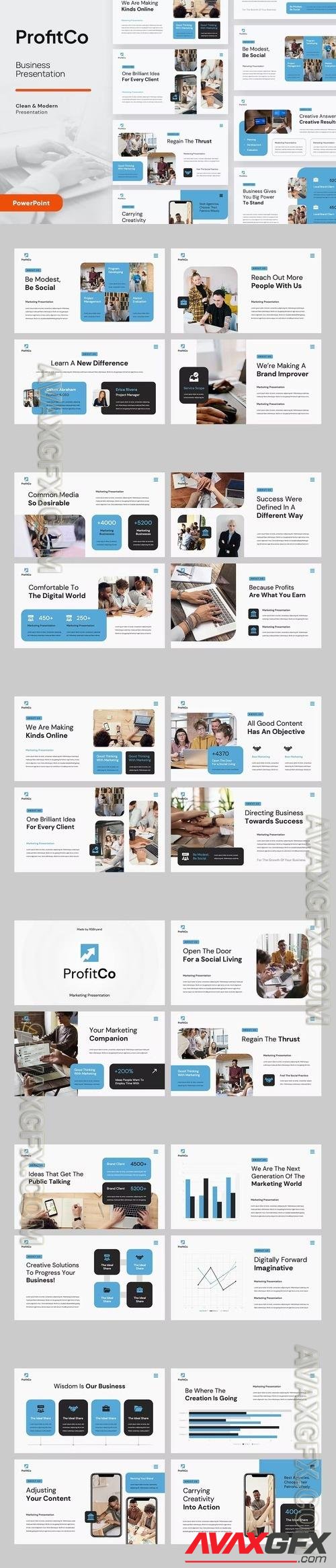 PROFITCO - Digital Marketing Powerpoint Template