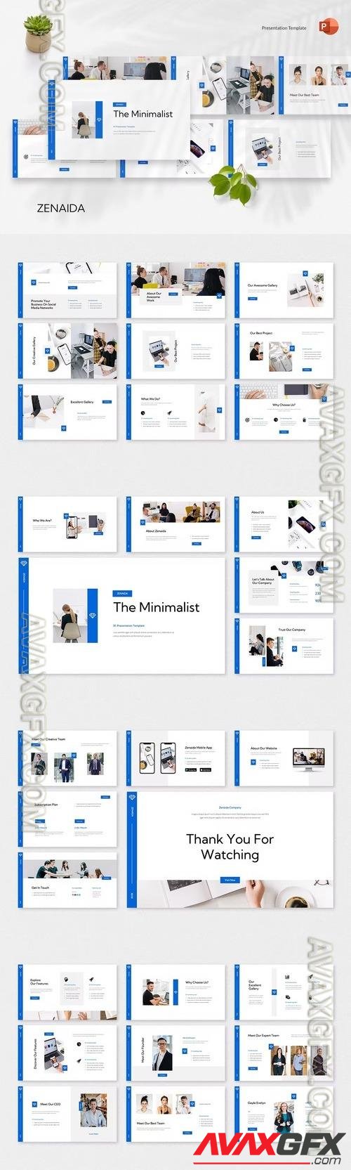 Zenaida - Business PowerPoint Template