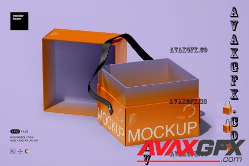 Paper Box Mockup Set - 7540154