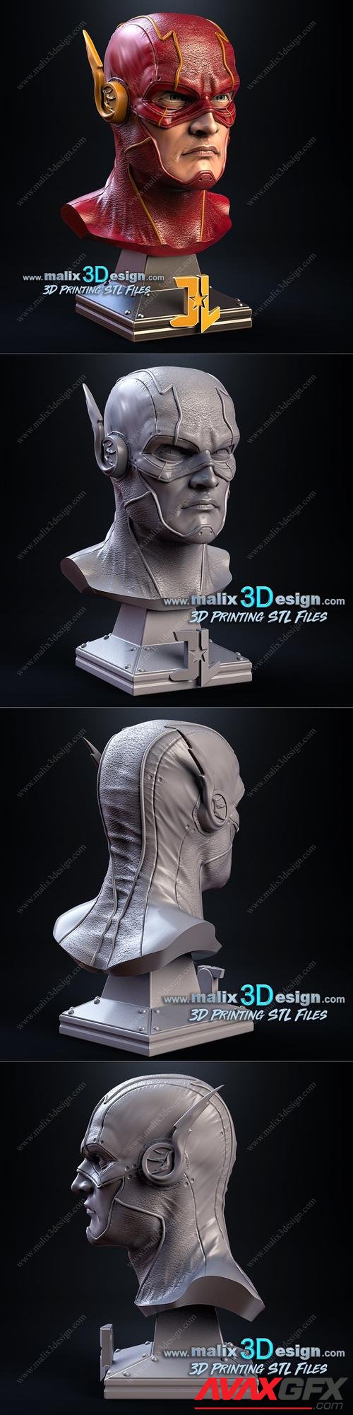 Flash Bust – 3D Print