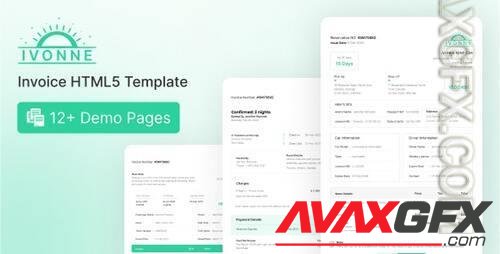 Ivonne - Invoice HTML Template 36201846