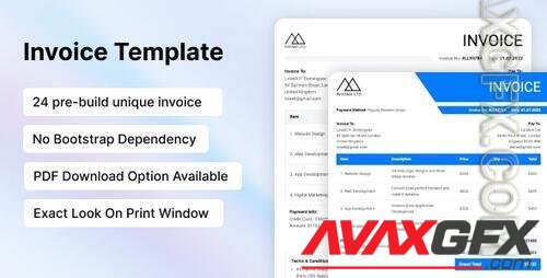 Invoma - Invoice HTML Template 39155611