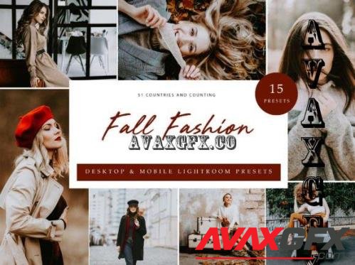 15 x Lightroom Presets, Fall Fashion - 6441077