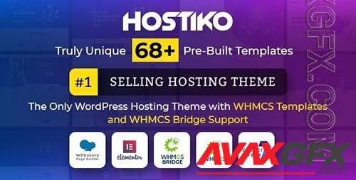 ThemeForest - Hostiko v60.0.0 - WordPress WHMCS Hosting Theme - 20786821 - NULLED