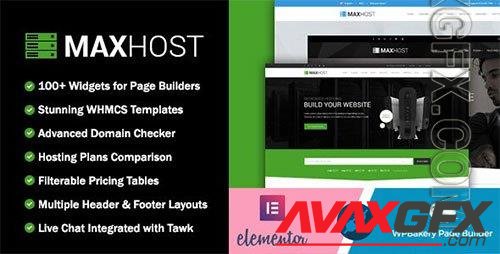 ThemeForest - MaxHost v9.1.1 - Web Hosting, WHMCS and Corporate Business WordPress Theme with WooCommerce - 15827691 - NULLED