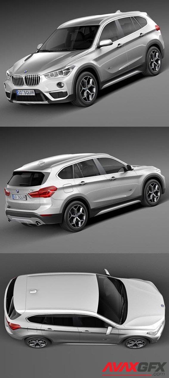 BMW X1 2016 3D