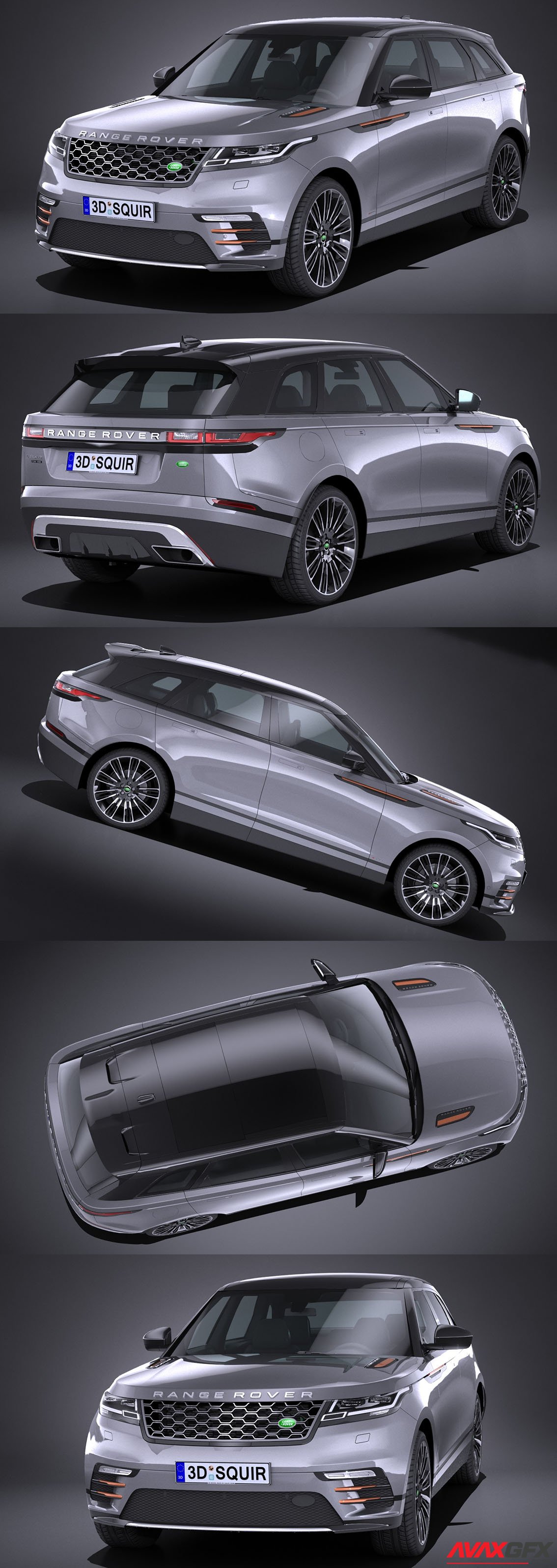 Land Rover Range Rover Velar 2018 3D