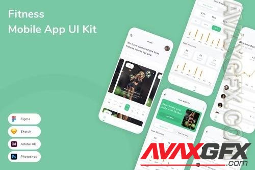 Fitness Mobile App UI Kit ARJJT2Y