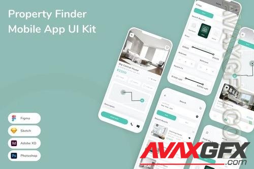 Property Finder Mobile App UI Kit DBNZ8XP