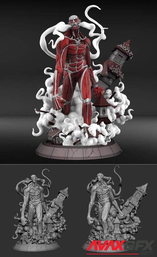 Attack on Titan - Colossal Titan – 3D Print