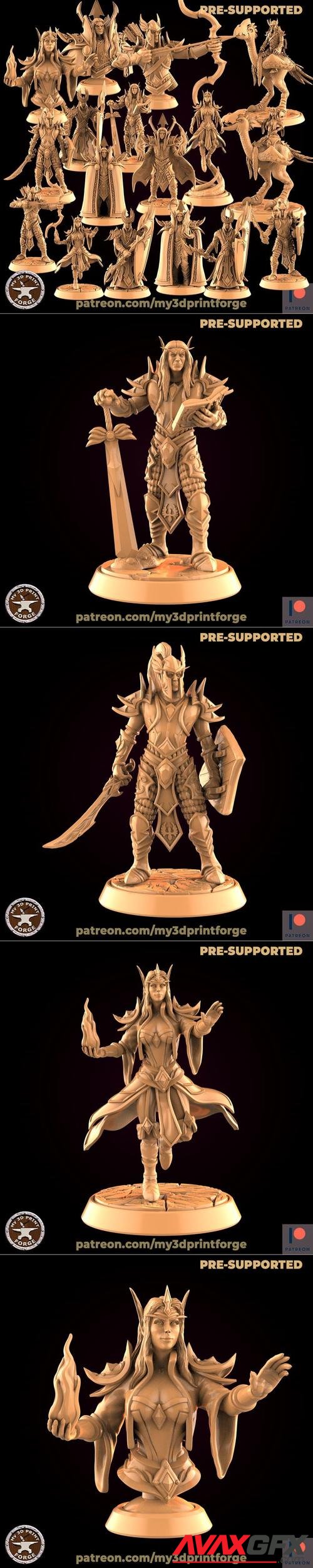 My3DPrintForge - Blood Elves – 3D Print