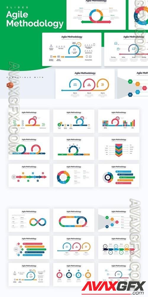 Business Agile PowerPoint Infographics