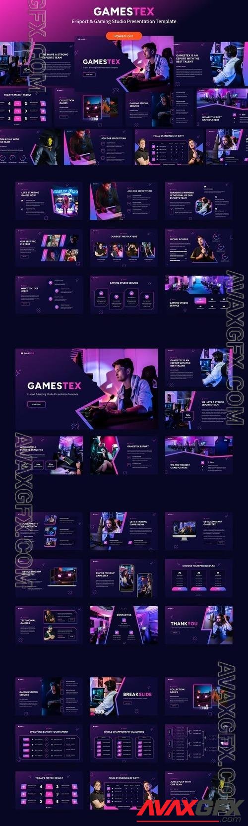 Gamestex - Esport & Gaming PowerPoint