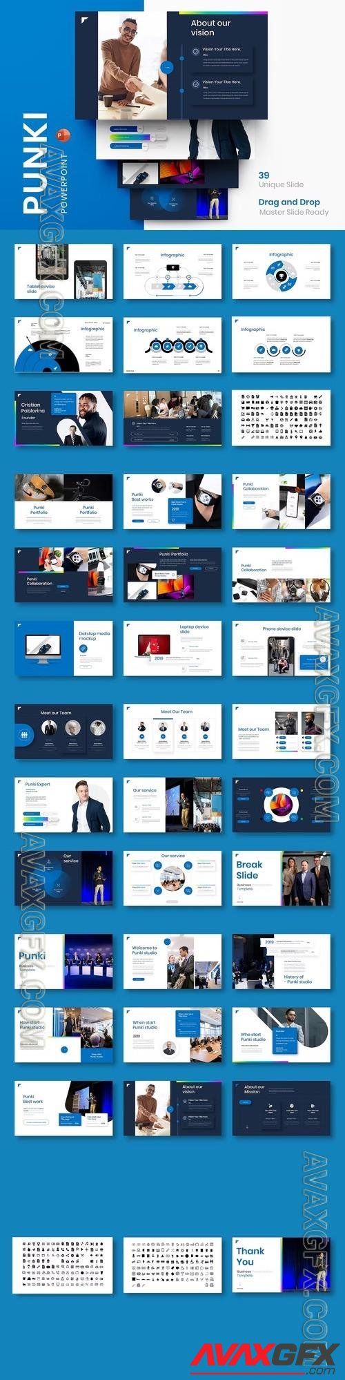 Punki – Business PowerPoint Template