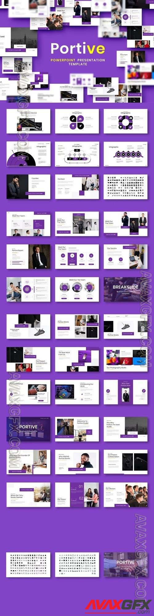 Portive – Business PowerPoint Template