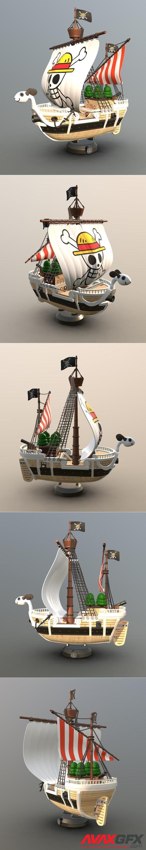 One Piece - Going Merry – 3D Print