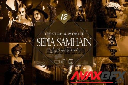 12 Sepia Samhain Lightroom Presets