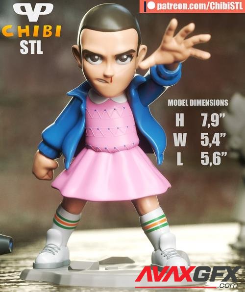 Eleven Chibi – 3D Print