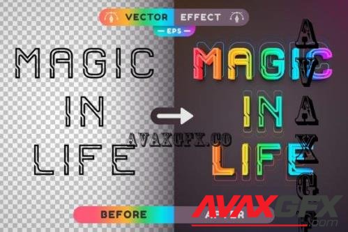 Magic In Life - Editable Text Effect - 7806413