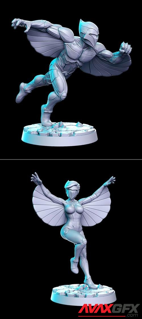 Hawkith and Ladybird - RN Estudio – 3D Print