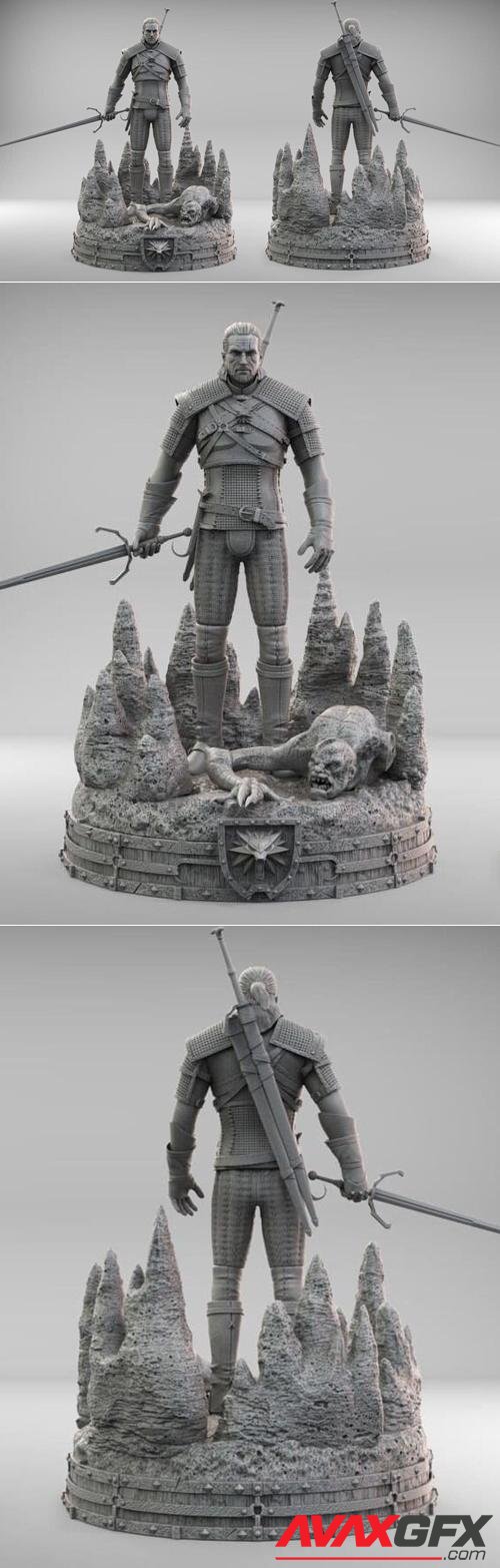 Witcher Geralt – 3D Print