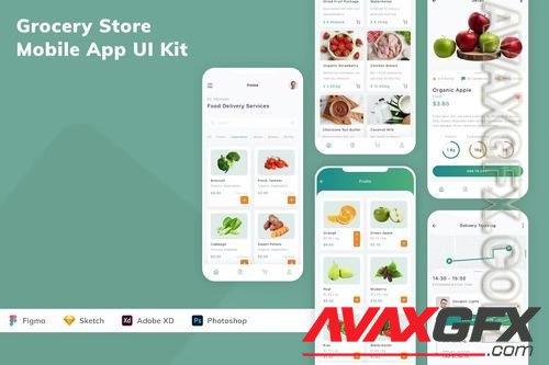 Grocery Store Mobile App UI Kit XTX5SNN