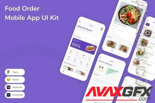 Food Order Mobile App UI Kit CSYBUXA