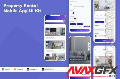 Property Rental Mobile App UI Kit CGP7TMQ