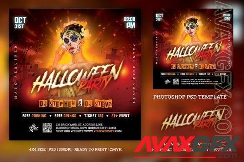 Halloween Party Flyer CSFTVJ7