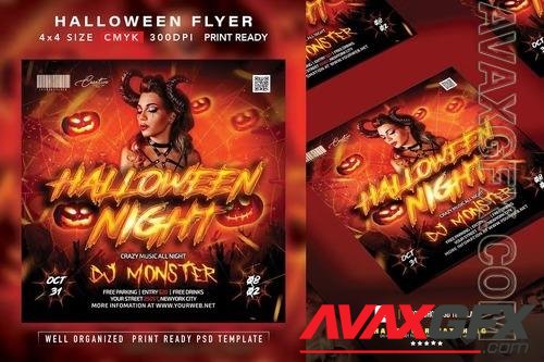 Halloween Party Flyer CZJ8T5W