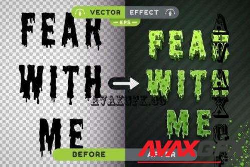 Zombie Editable Text Effect, Font Style - 7815657